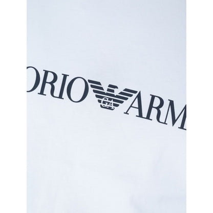 Emporio Armani logo print cotton T-shirt