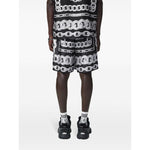 Versace Medusa Chains Silk Shorts 10024761A133975B950-P25