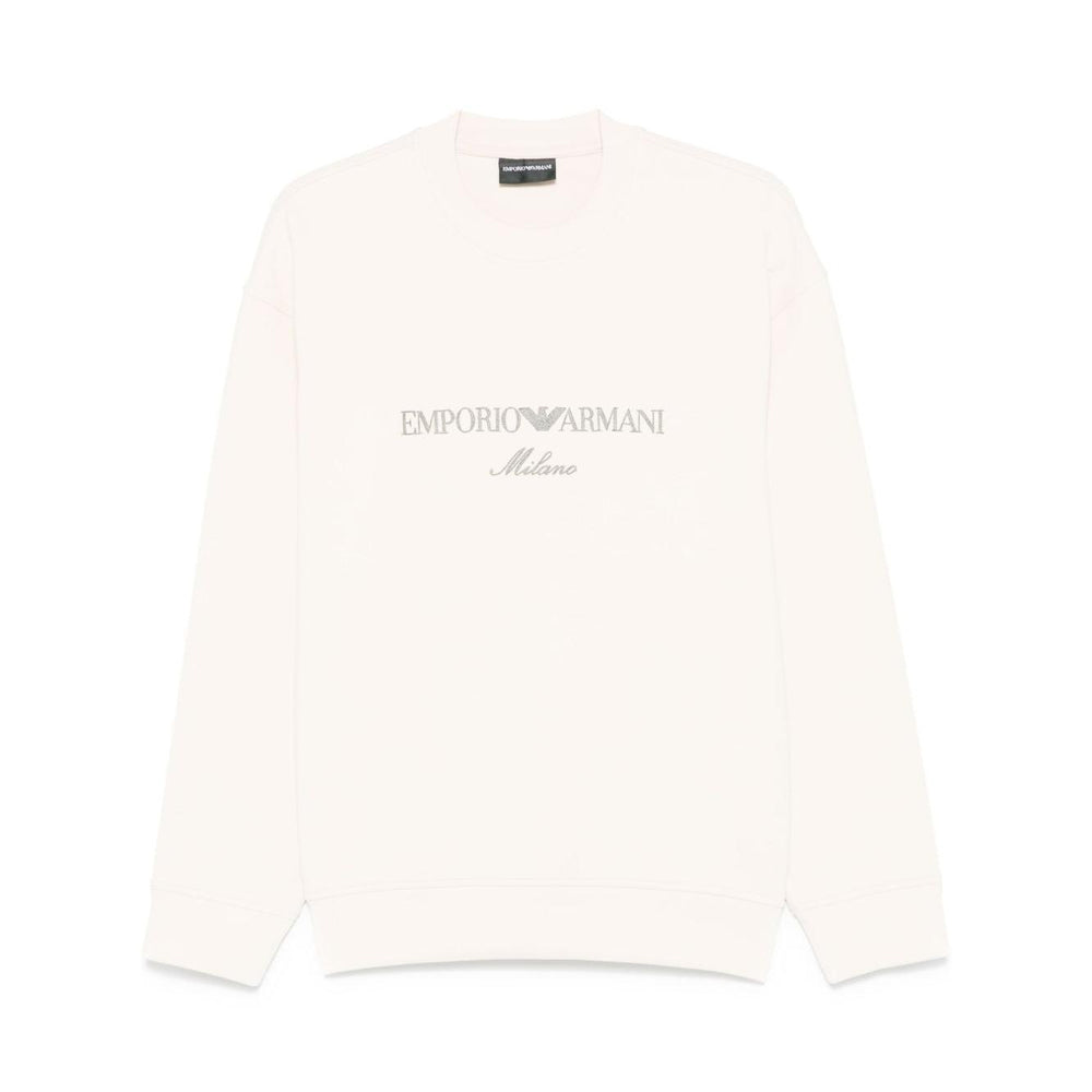 Emporio Armani Double jersey sweatshirt with ASV logo embroidery EM001052AF10013M1052-P25
