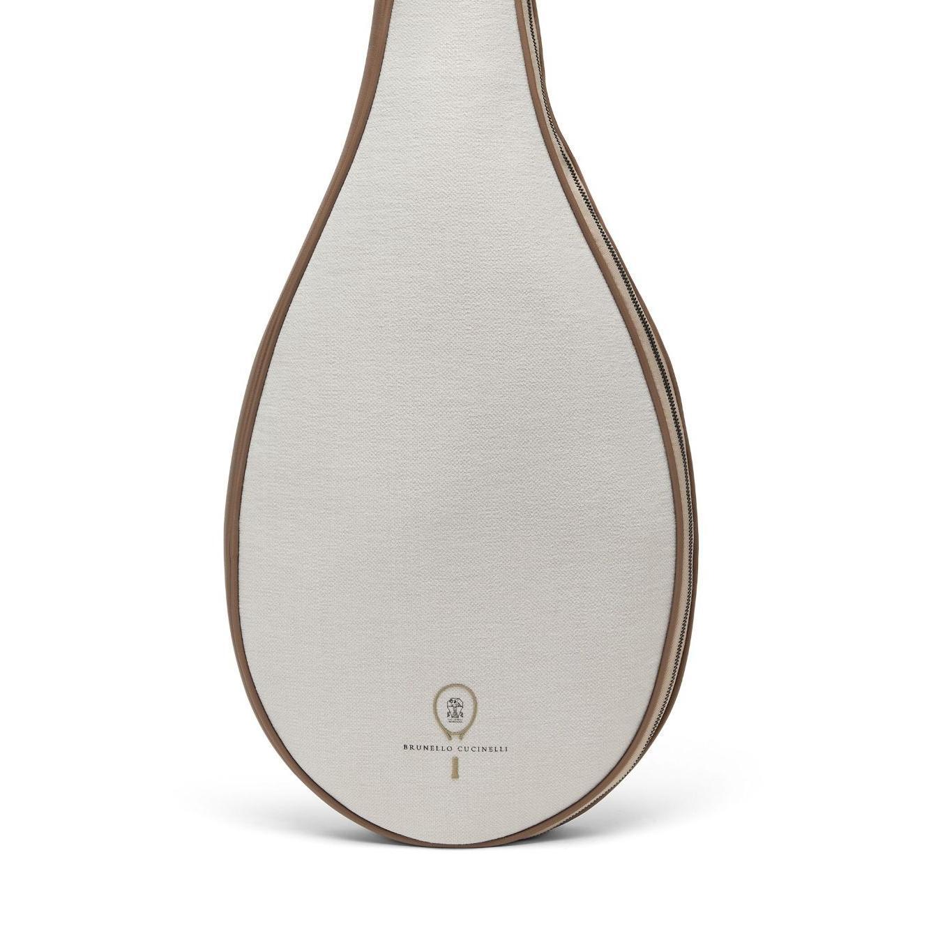Brunello Cucinelli Canvas racket holder with logo ML858BT02C209-P25