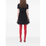 Valentino crepe couture short dress with bows BVADH51CFAUY-P25