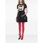 Valentino crepe couture short dress with bows BVADH51CFAUY-P25