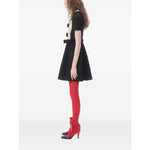 Valentino crepe couture short dress with bows BVADH51CFAUY-P25