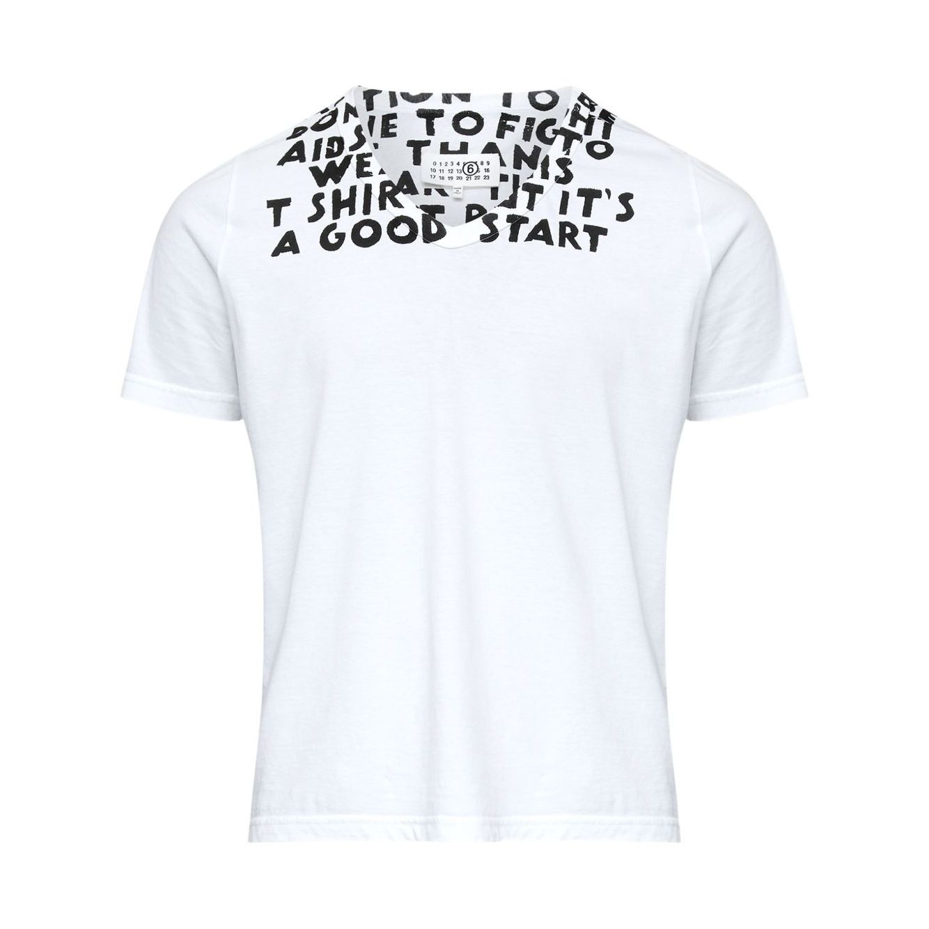 MM6 Maison Margiela T-shirts and Polos White Topwear