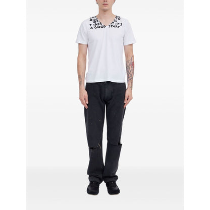 MM6 Maison Margiela T-shirts and Polos White Topwear