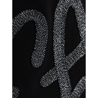 Emporio Armani Cotton-jersey T-shirt with oversized lurex logo Topwear