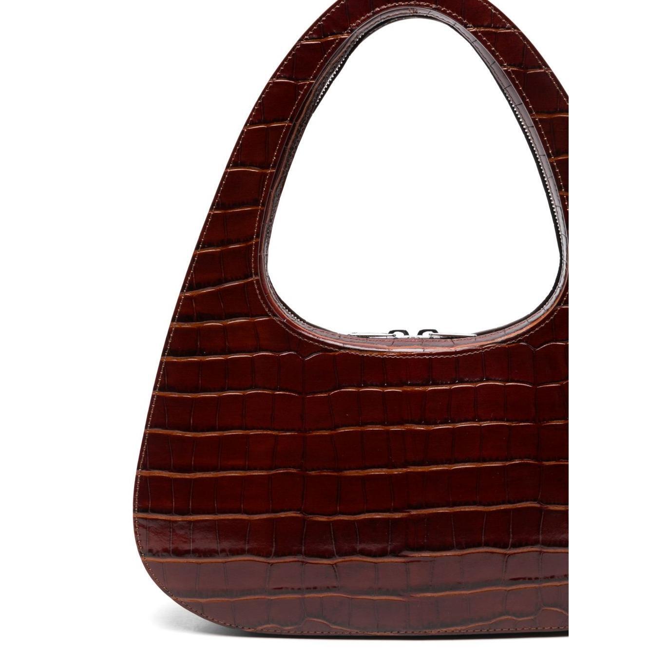 Front view with bag zipped and handles upright.
