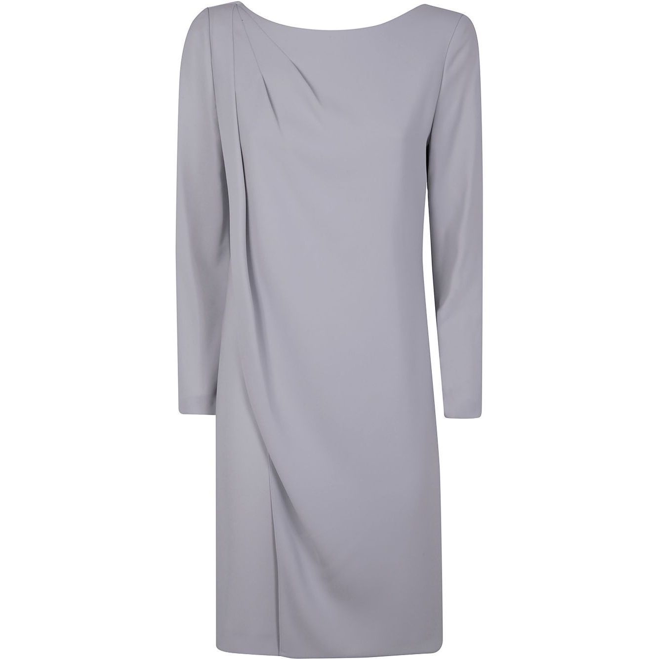 Emporio Armani panel-detail cady-texture mini dress Dresses