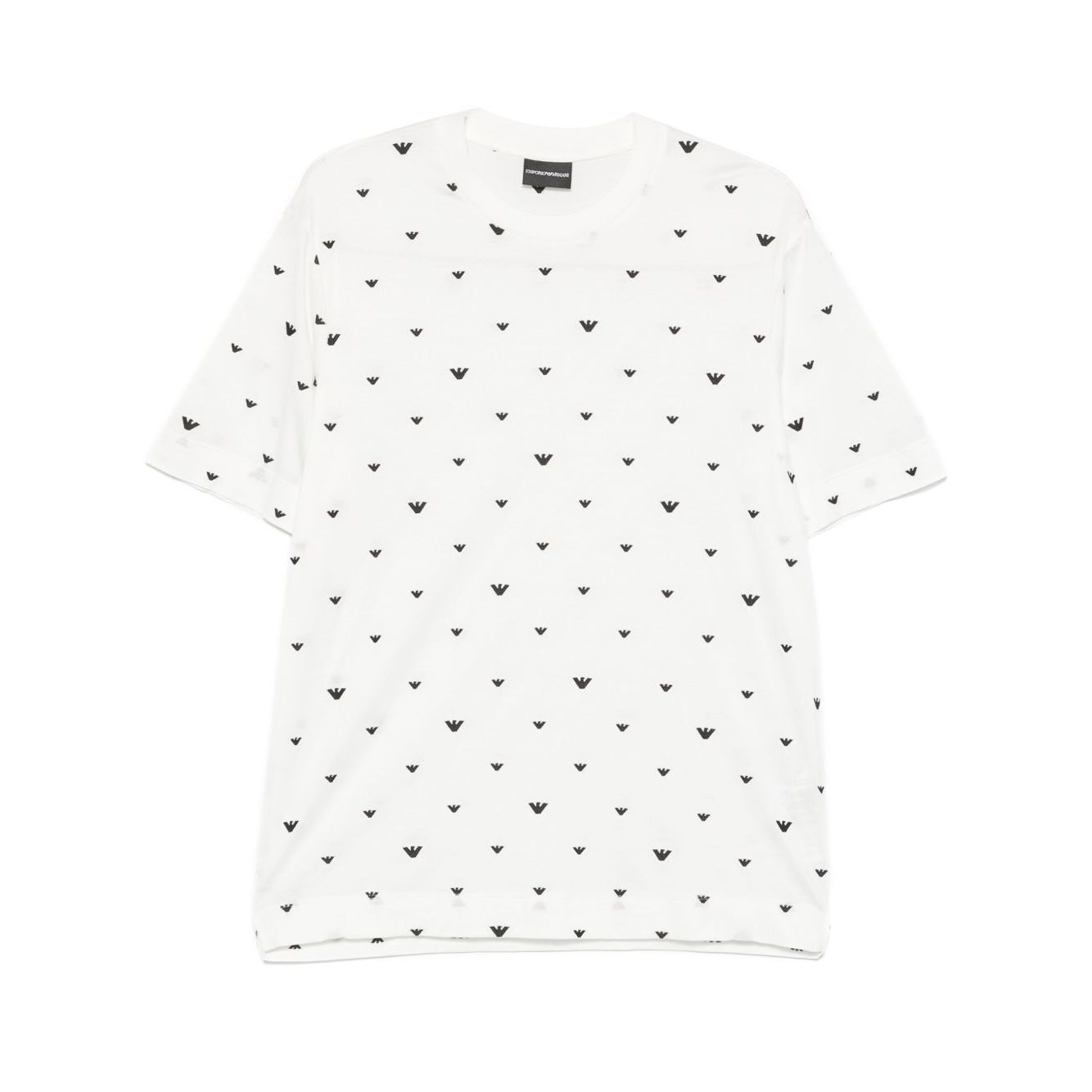 Emporio Armani Allover Logo T -Shirt Topwear