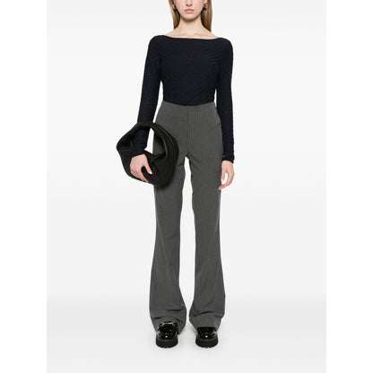 Emporio Armani textured top Topwear