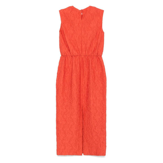 Harris Wharf London Dresses Orange A6231PYMYM03-P25