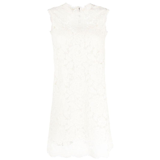 Dolce & Gabbana Sleeveless Lace Mini Dress
