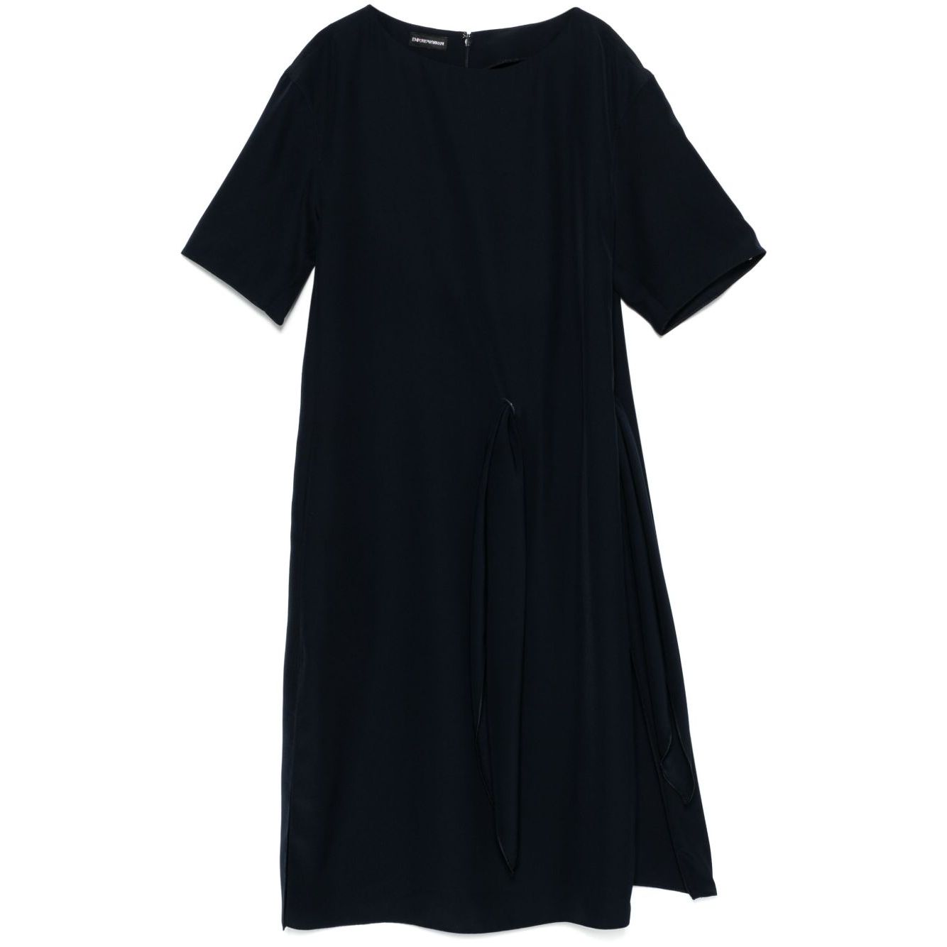 Emporio Armani Short dress with side knot Dresses