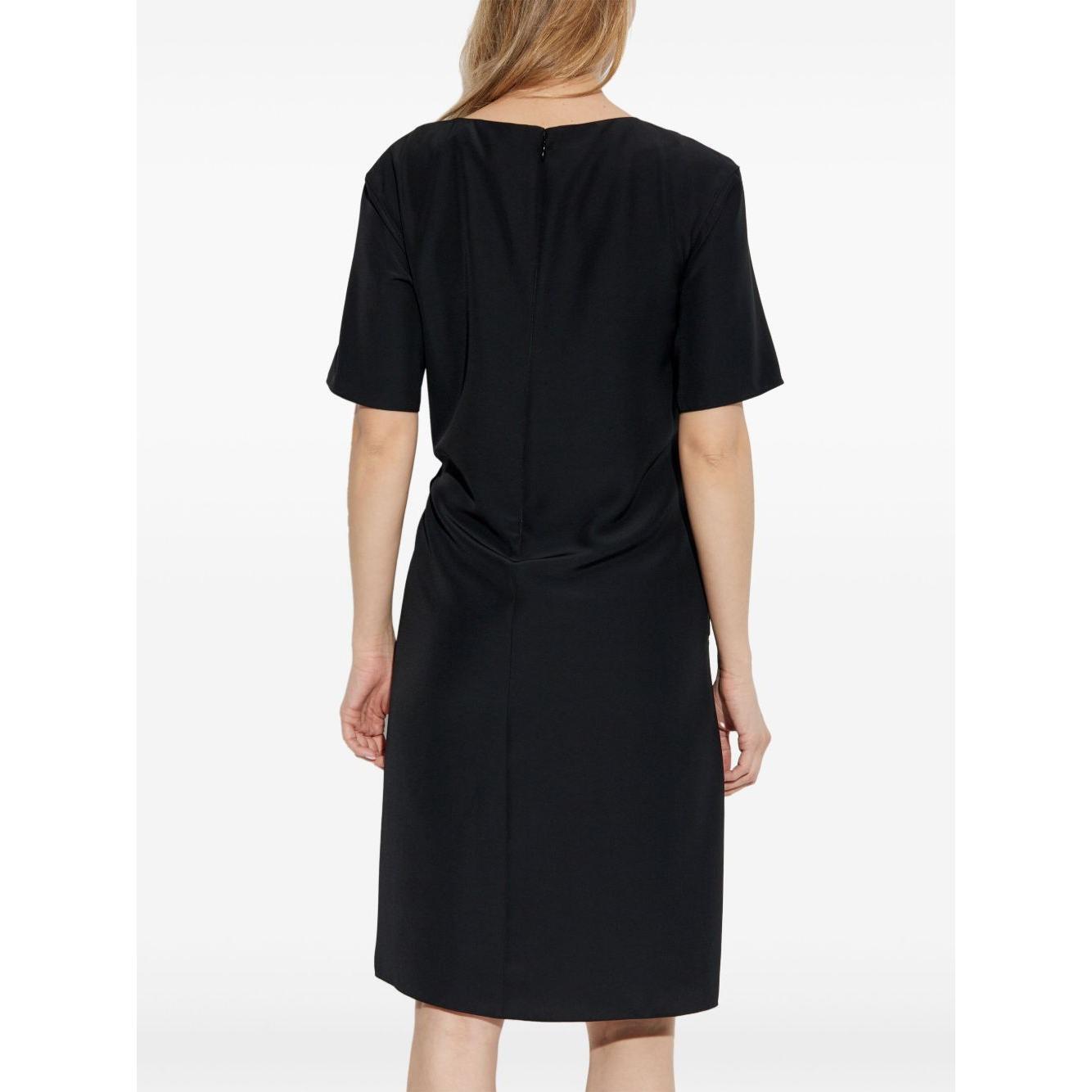 Emporio Armani midi dress with waist knot EW001538TE14039UC001-P25