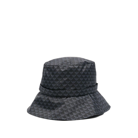 Emporio Armani Allover logo bucket hat EW001487AF14785UC001-P25