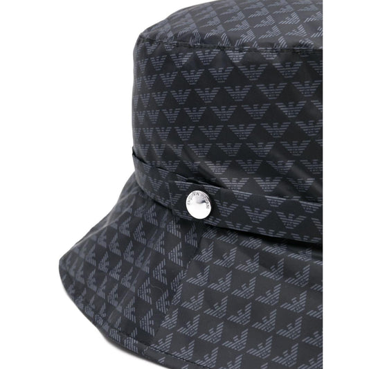 Emporio Armani Allover logo bucket hat EW001487AF14785UC001-P25