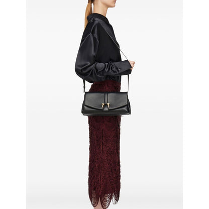 Ferragamo Medium Front Flap Soulder Bag Shoulder