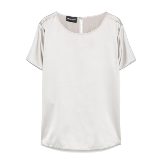 Emporio Armani crewneck silk top 8N2K152NXXZU8011-P25