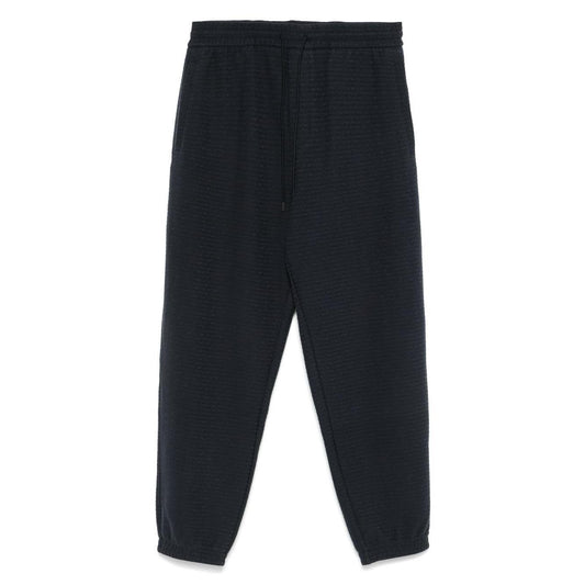 Emporio Armani ASV Lyocell blend jersey joggers with all-over lettering EM001106AF13700UB118-P25