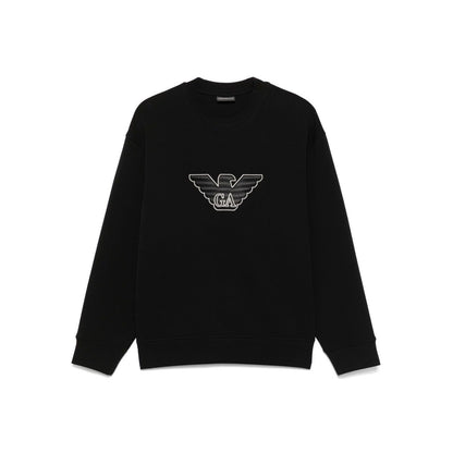 Emporio Armani logo patch sweatshirt Topwear