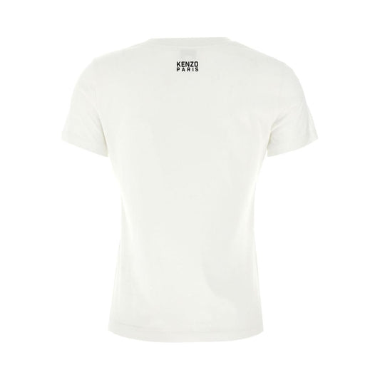 Kenzo T-shirts and Polos White LDin,Spring - Summer 2025,Women,Women > Clothing,Women > Clothing > Topwear,Yes Eu FF52TS1694SO02-P25