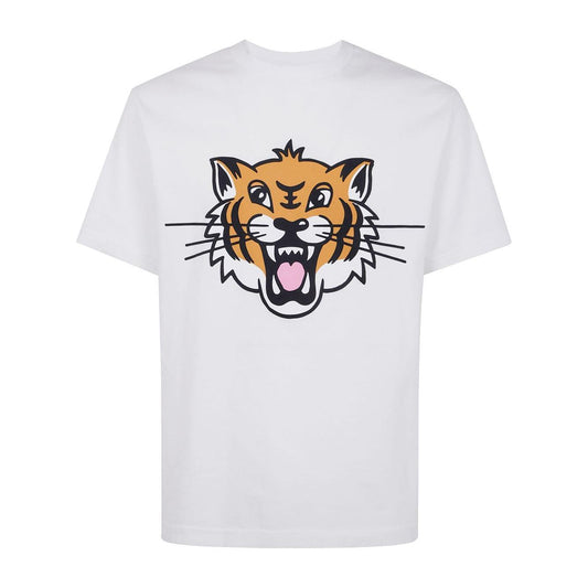 Kenzo T-shirts and Polos White LDin,Men,Men > Clothing,Men > Clothing > Topwear,Spring - Summer 2025,Yes Eu FF55TS5334SG02-P25