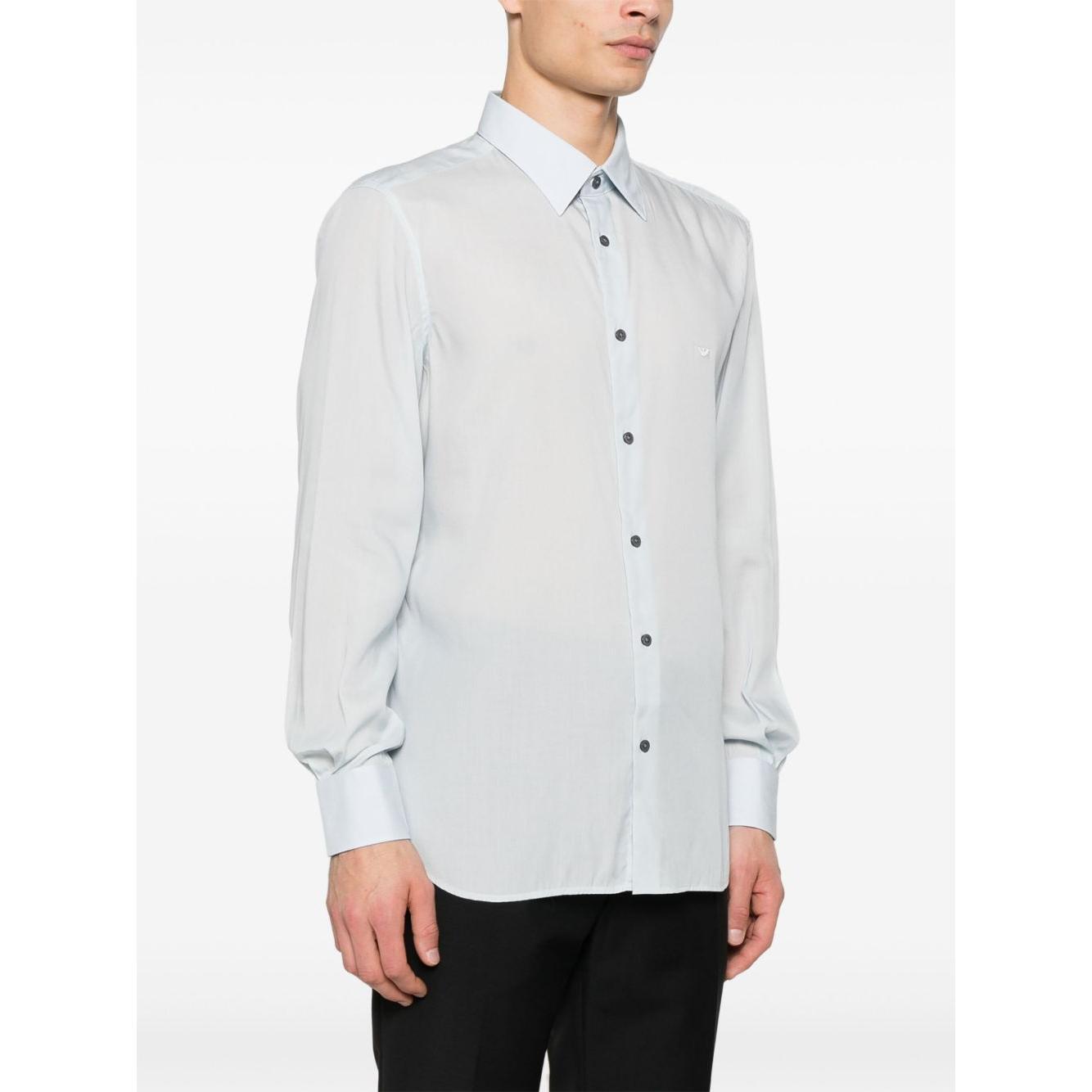 Emporio Armani Shirts Clear Blue EM001537AF14214F9059-P25