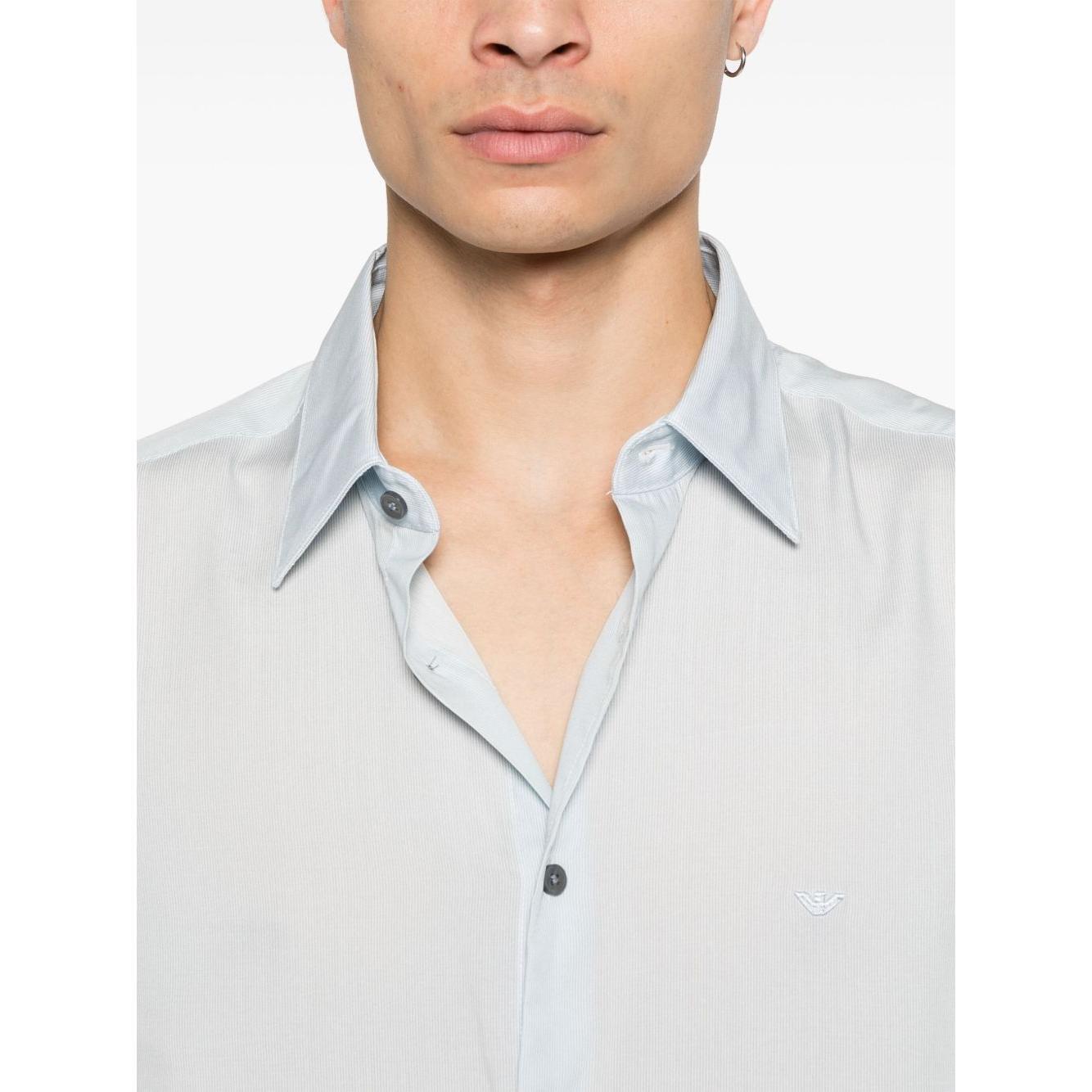 Emporio Armani Shirts Clear Blue EM001537AF14214F9059-P25