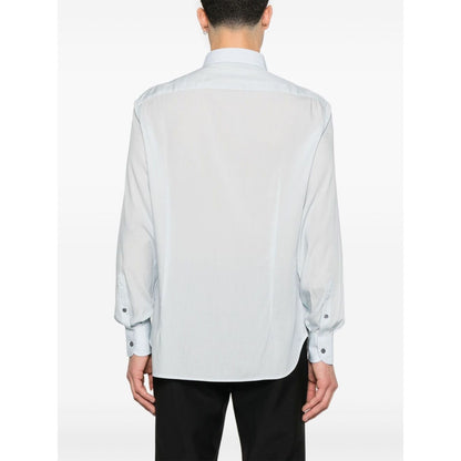 Emporio Armani Shirts Clear Blue Shirts