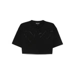 Emporio Armani crewneck crop top EW000897AF12573UC001-P25
