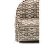 Emporio Armani Mini backpack with monogram print EW000372AF11951F1074-P25