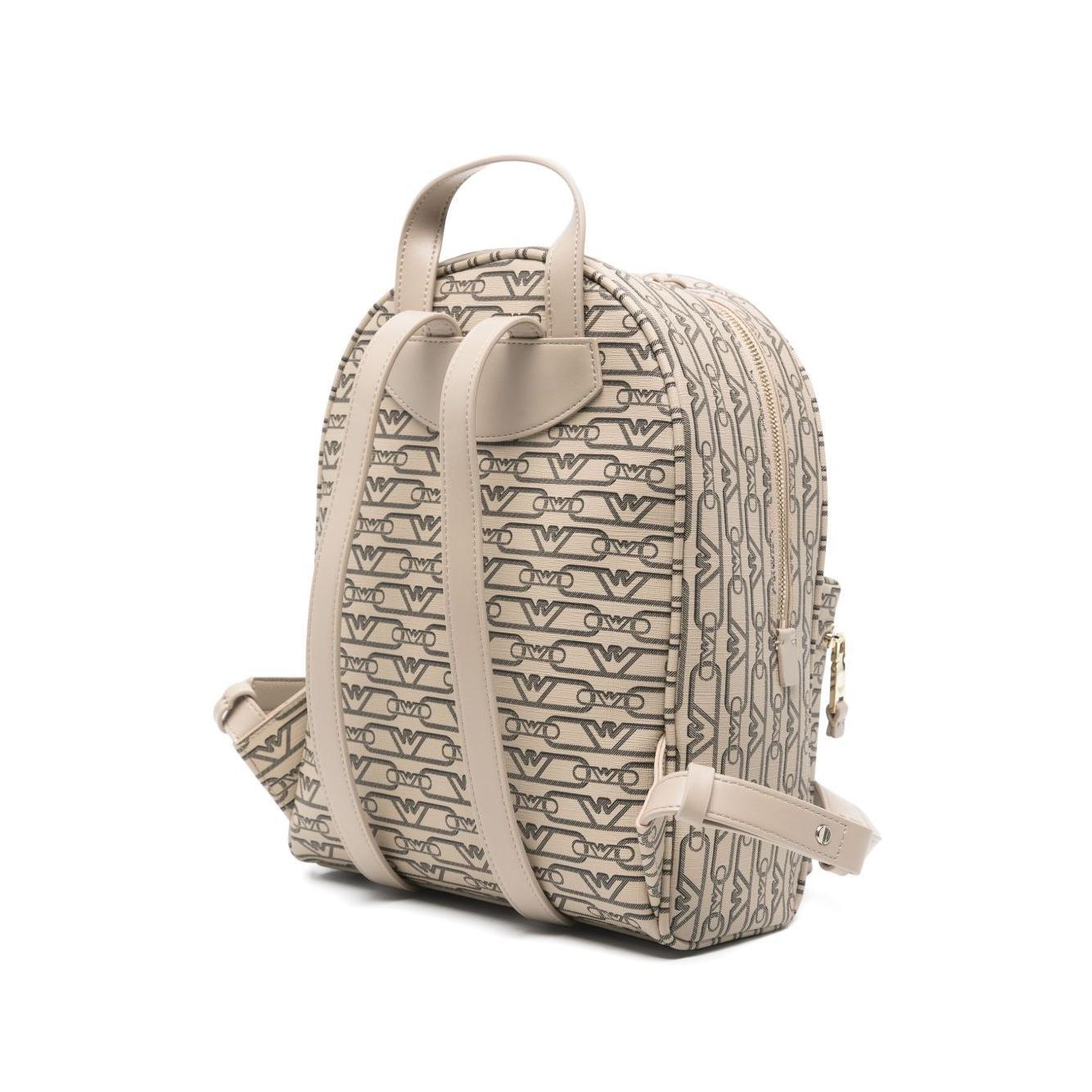 Emporio Armani Mini backpack with monogram print EW000372AF11951F1074-P25