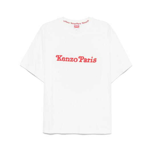 Kenzo T-shirts and Polos White LDin,Spring - Summer 2025,Trending,Women,Women > Clothing,Women > Clothing > Topwear,Yes Eu FF58TS481D4SG02-P25