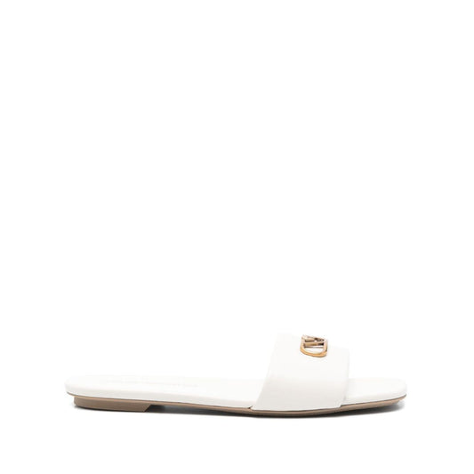 EMPORIO ARMANI EXCLUSIVE Emporio Armani Nappa-leather sandals with eagle plate X3P846XF27100894-P25