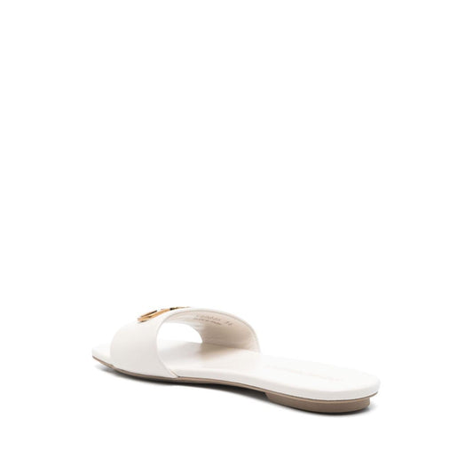 EMPORIO ARMANI EXCLUSIVE Emporio Armani Nappa-leather sandals with eagle plate X3P846XF27100894-P25