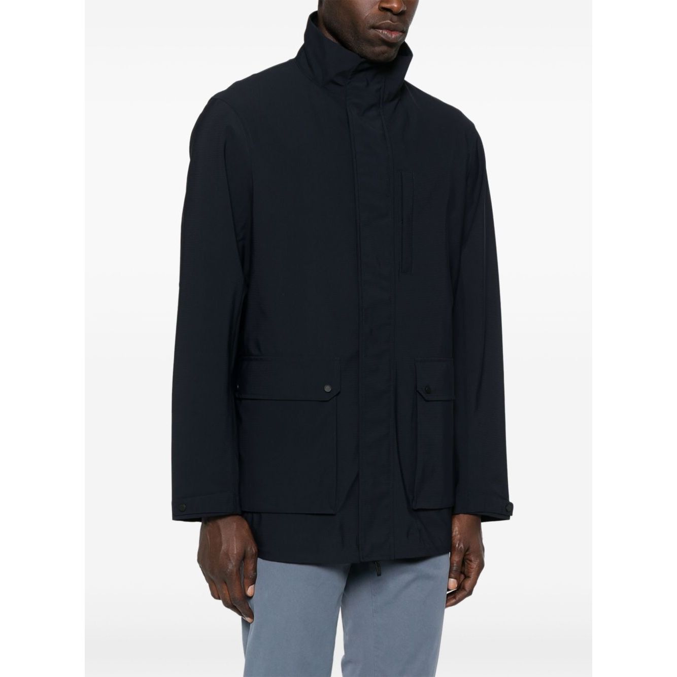 EMPORIO ARMANI CAPSULE Coats Blue