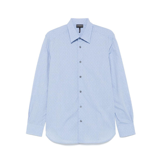 Emporio Armani Shirts Clear Blue EM001537AF14341F9061-P25