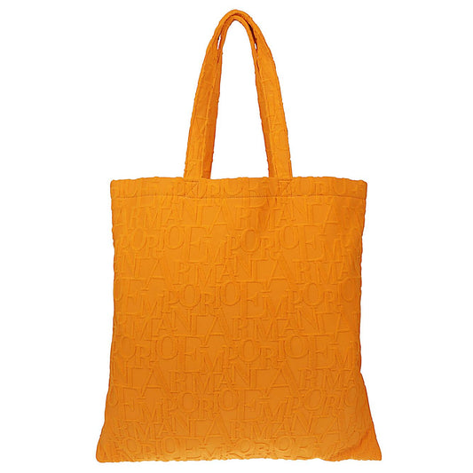 Emporio Armani Beachwear shopper in bold 3D ASV logo fabric EX000013AF12963U3079-P25