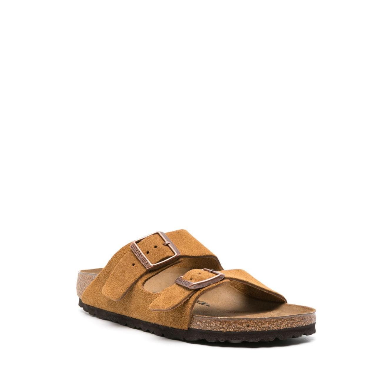 Birkenstock Arizona suede slides 1027162MINK-P25