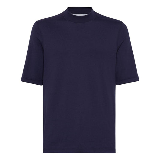 Brunello Cucinelli T-shirts and Polos Blue M0B131396C6134-P25