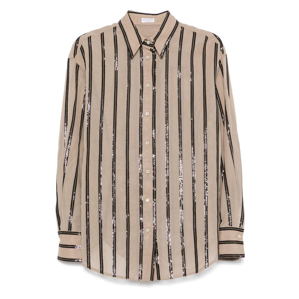 Brunello Cucinelli Shirts Brown MH911RH906C8690-P25