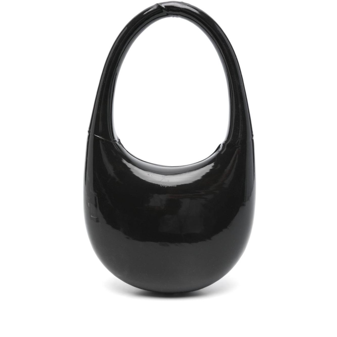 Front view with bag zipped and handles upright.