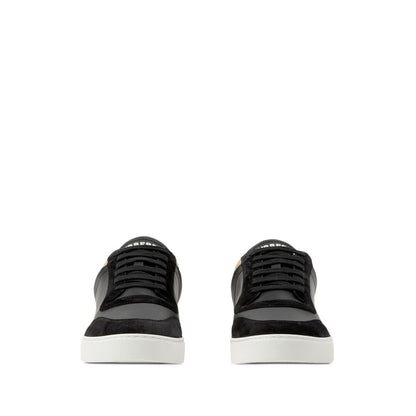 Burberry Leather, suede and check sneakers Sneakers