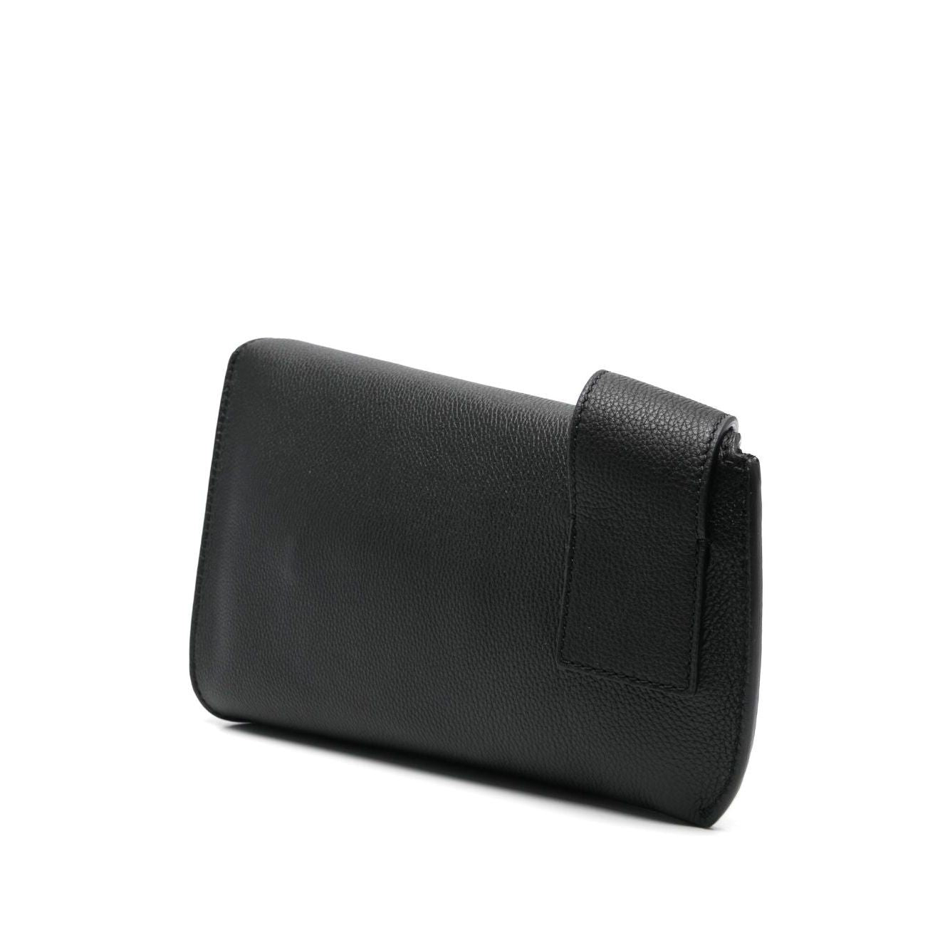 Front view with bag zipped and handles upright.