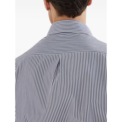Brunello Cucinelli Shirts Blue Shirts