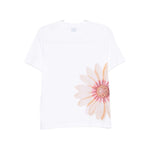 PS By Paul Smith T-shirts and Polos White - floral print Zinnia cotton t-shirt with short sleeves and crew neck.