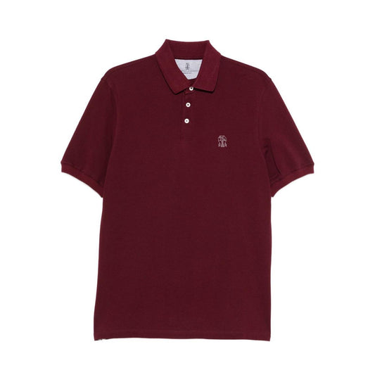 Brunello Cucinelli T-shirts and Polos Red ME8548770COA16-AI25