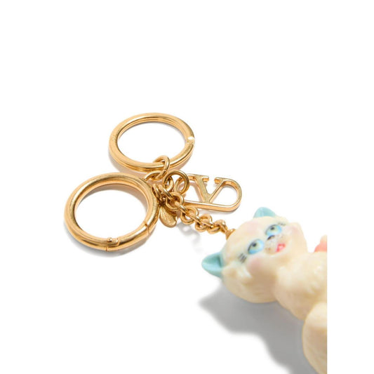 Valentino Garavani Le Chat De La Maison Nylon Keychain Bag Charm YP0AR1VQY190-AI25