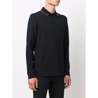 Emporio Armani T-shirts and Polos Blue Topwear