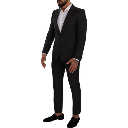 Dolce & Gabbana Black MARTINI Single Breasted 2 Piece Suit KOS1782 - 46
